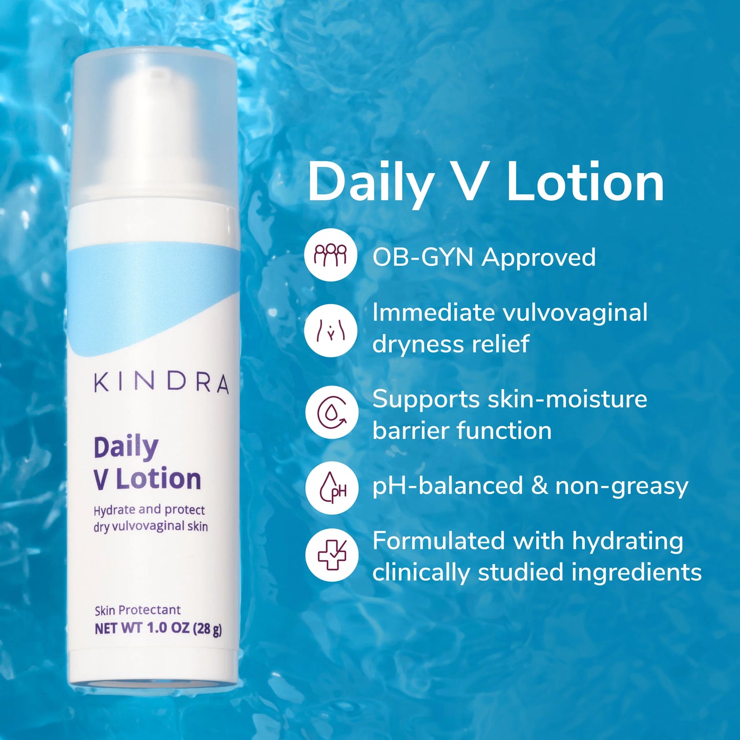 Kindra Daily V Lotion