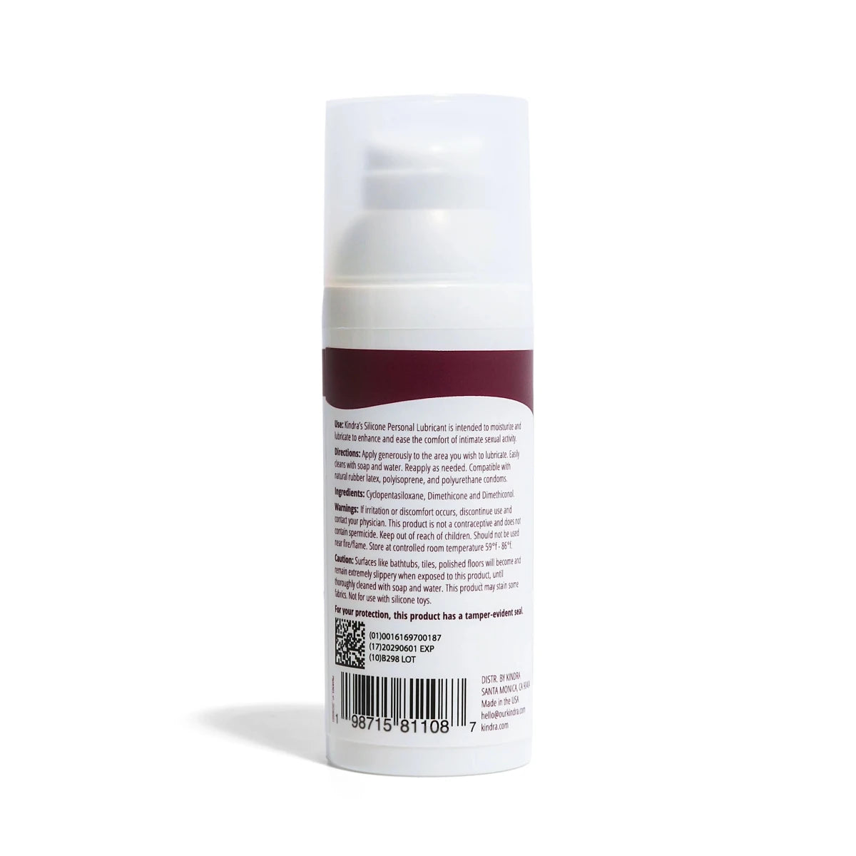 Kindra V Lube Silicone Lubricant - Epiphany